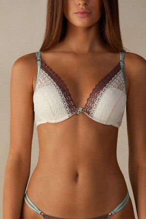 Sutiene Dama Intimissimi Spices Garden Elena Balconette Galbeni Deschis Maro | RO FM1545